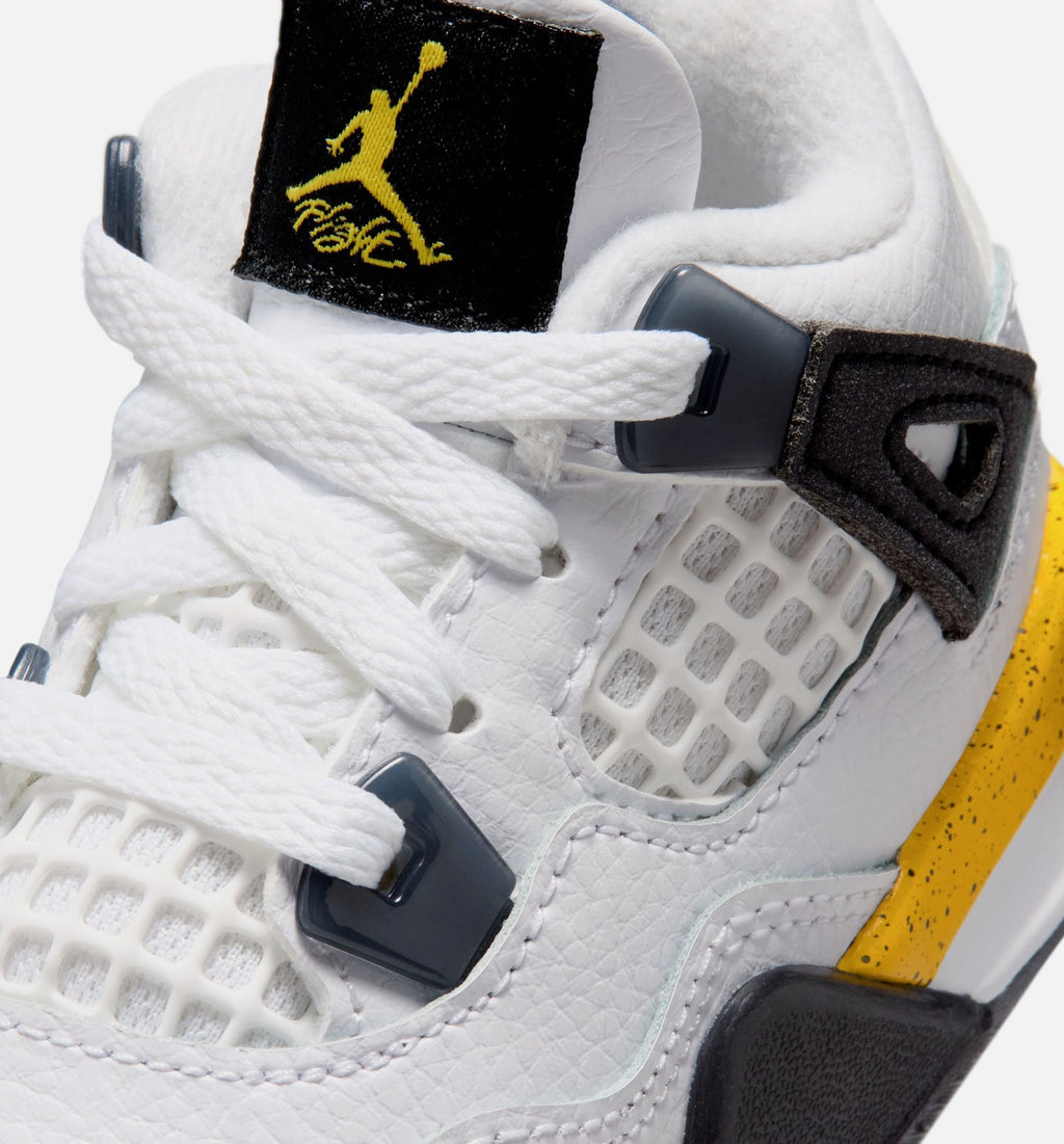 Air Jordan 4 Retro “Rare Air Tour Yellow” Baby and Toddler Lifestyle Shoes