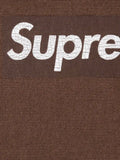 Supreme washed box logo "SS 25 - Brown" sweatshirt