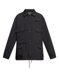 Y-3 multi-pocket button-fastening jacket