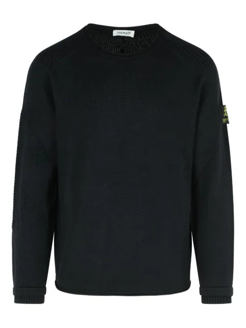 Premiata logo-patch sweater