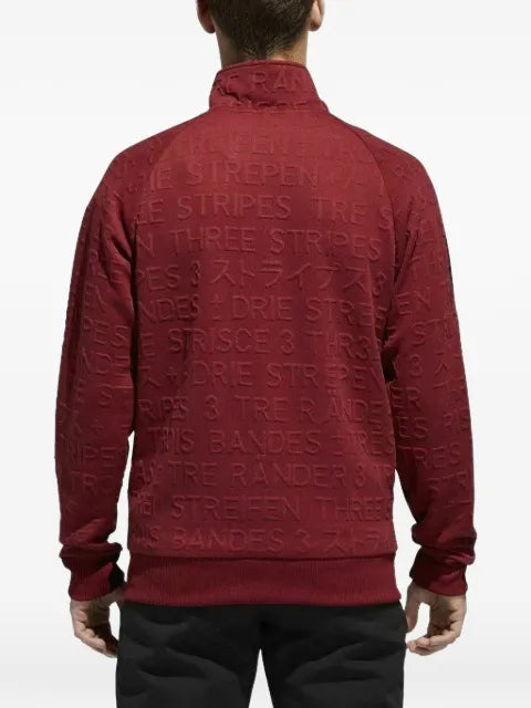 adidas Badge of Sport stripe-detail sweatshirt