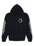 Chrome Hearts Hearts Horse Shoe Floral long-sleeve hoodie