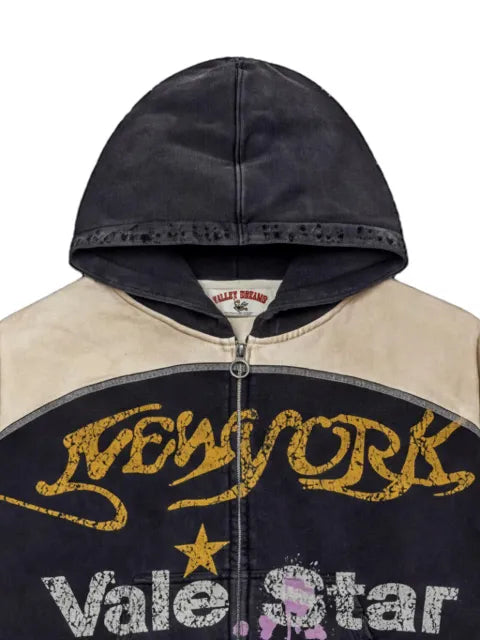 Vale zip-up hoodie