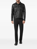 Billionaire jacket in python leather