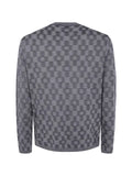 Emporio Armani pattern-knit virgin-wool jumper Signature Capsule