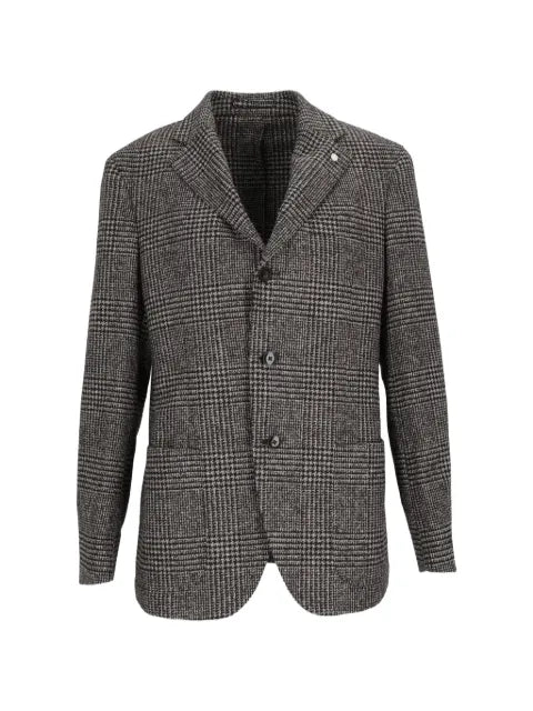 Luigi Bianchi Prince of Wales check Blazer