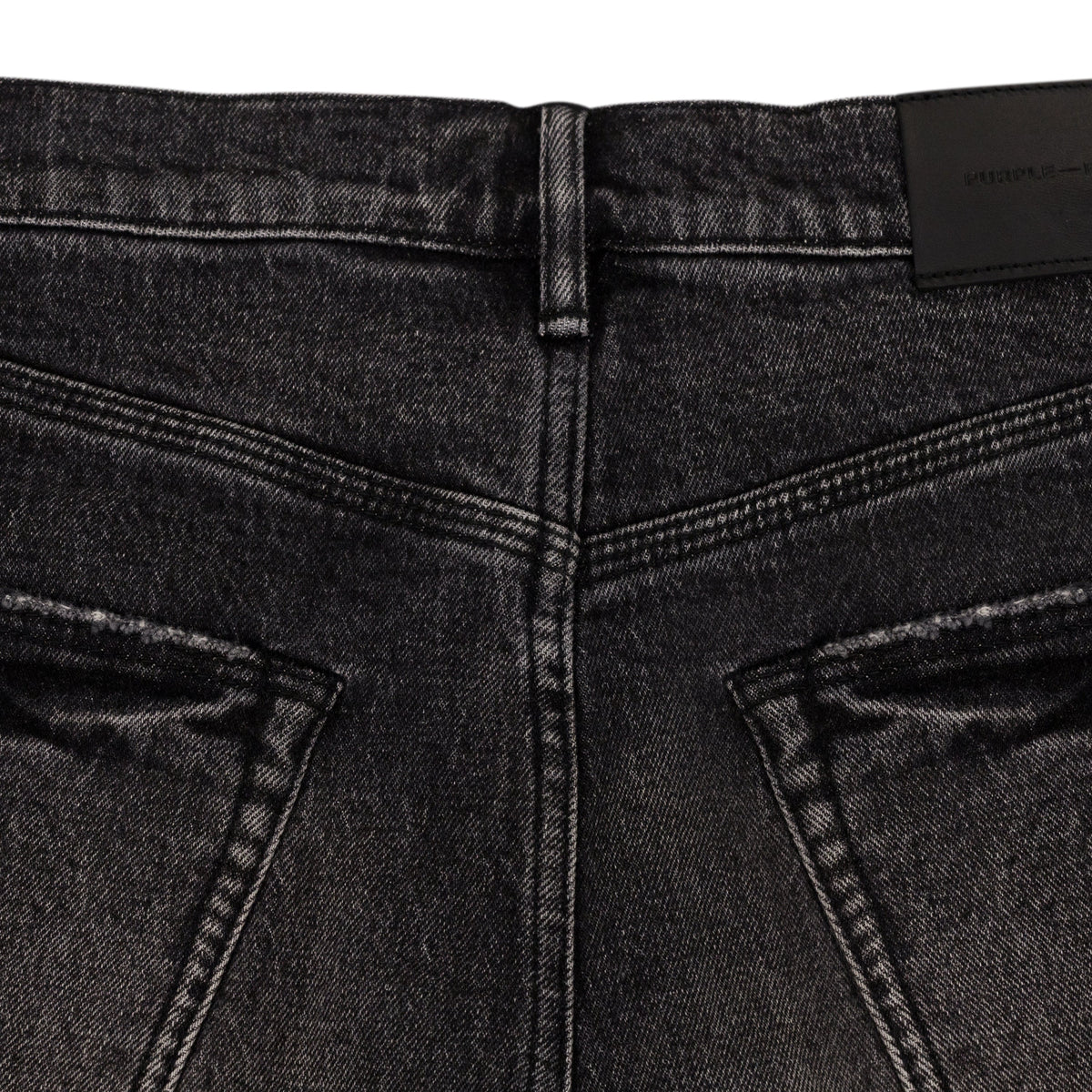Black Vintage Dirty Staright Slim Jeans
