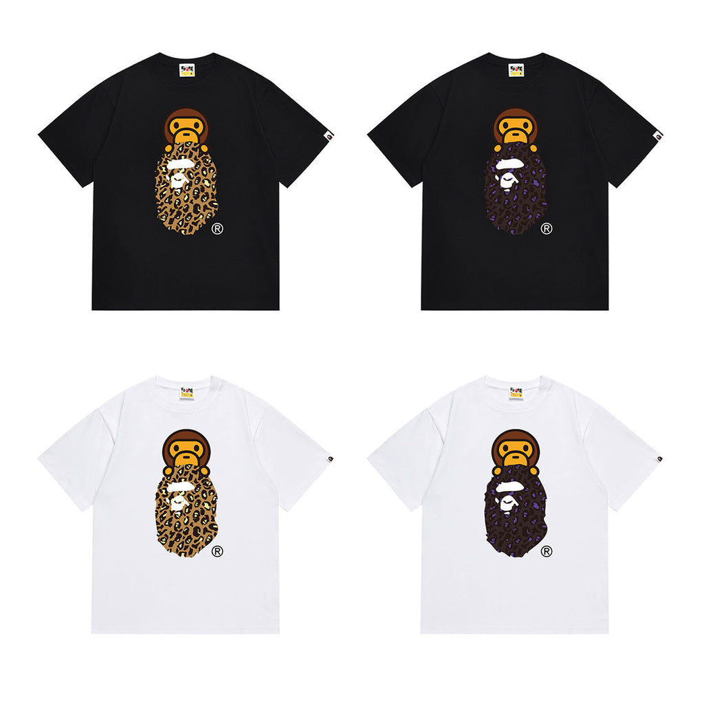 BAPE Ape Head Graphic Print Short Sleeve Tee Streetwear Unisex