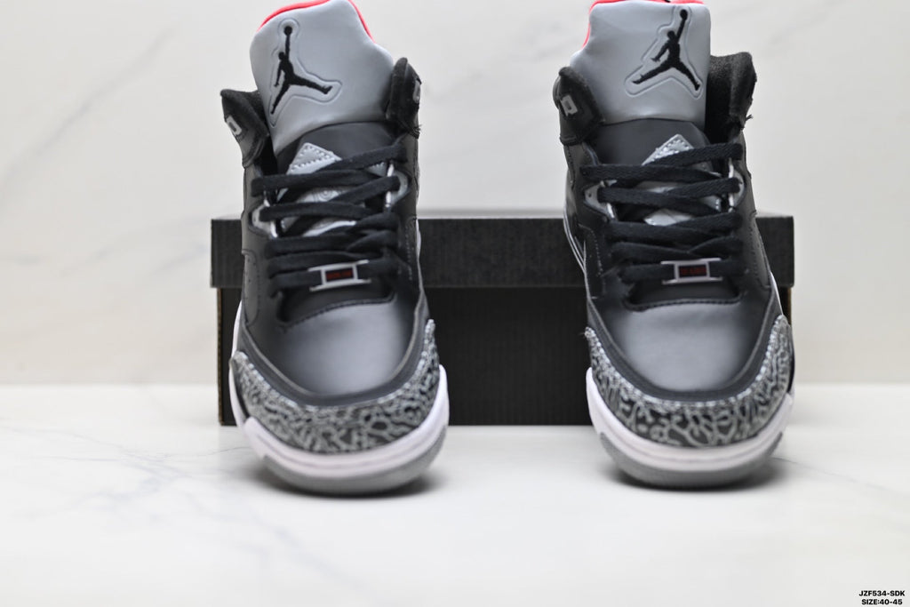 Air Jordan 5 Retro Black Cement Grey Sneakers