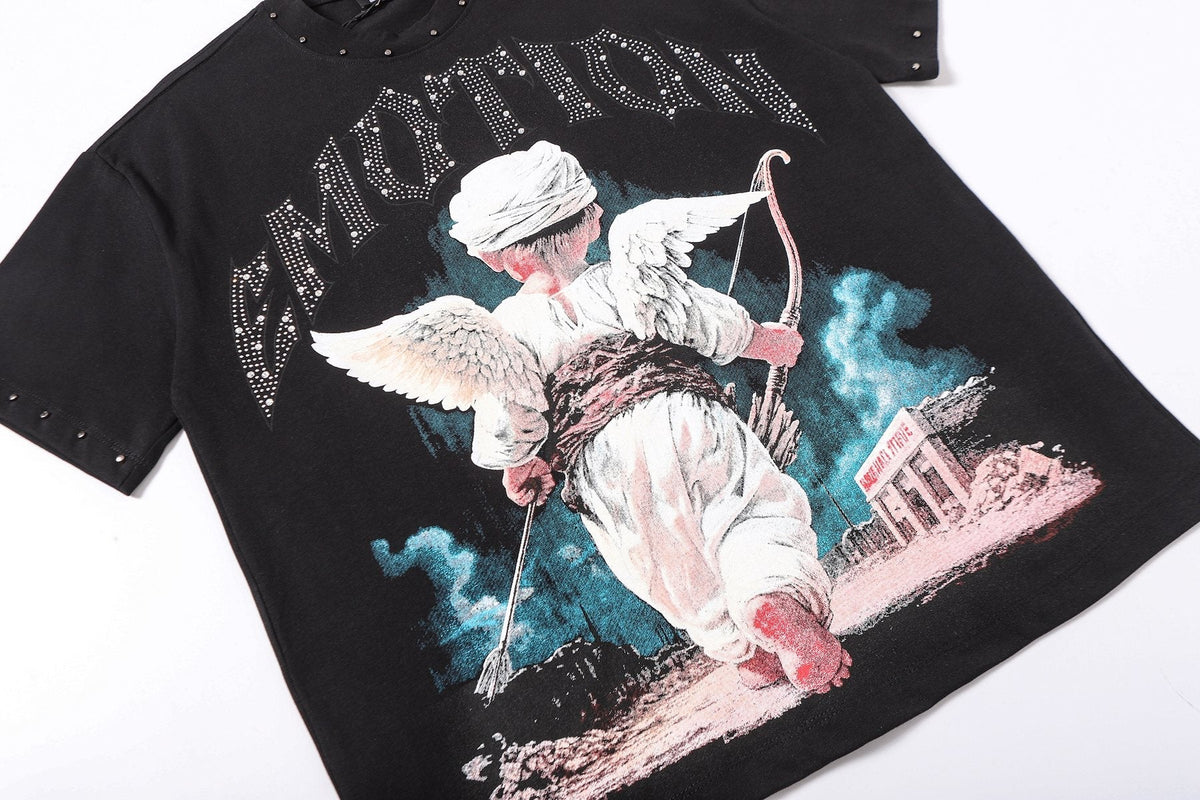 MIXED EMOTION Angel Archer Graphic T-Shirt