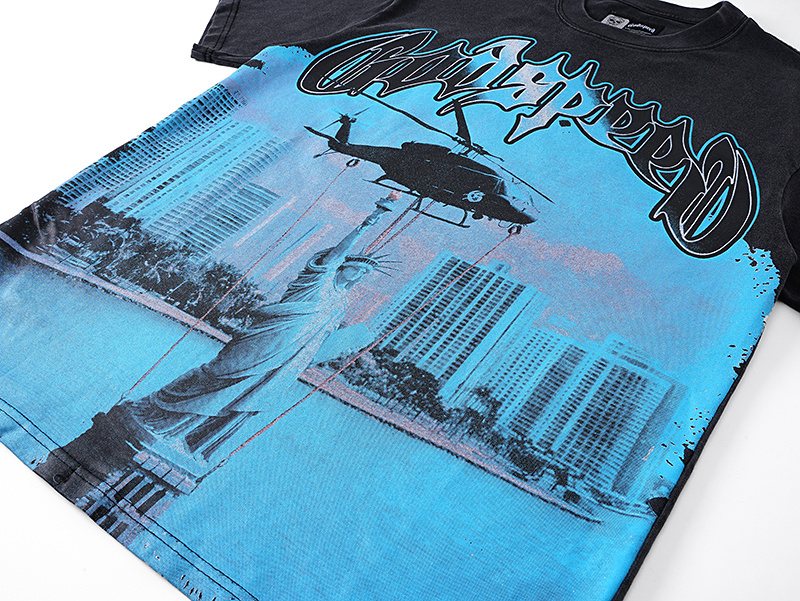 Godspeed E Pluribus Unum Washed Graphic T-Shirt