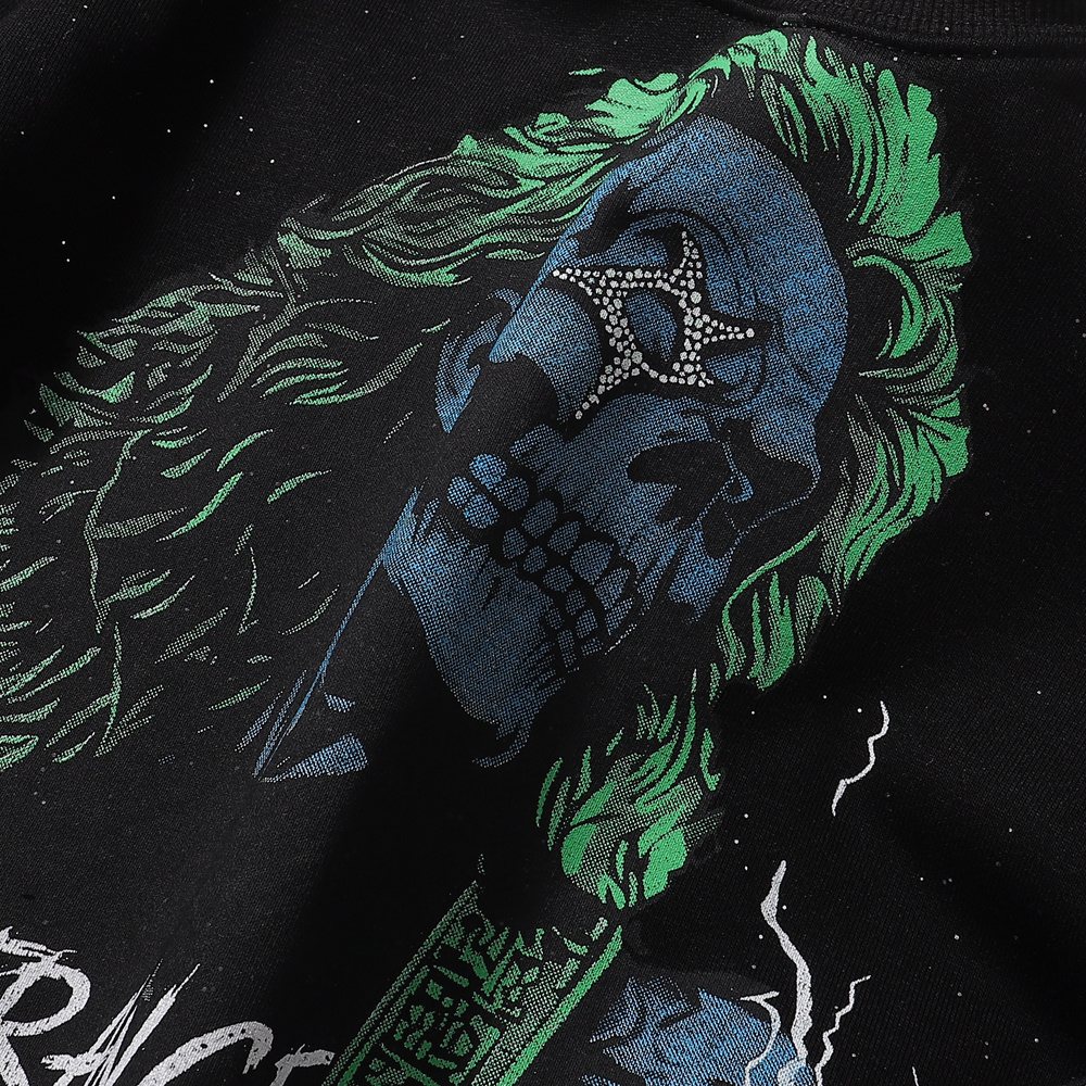 BKYS Revival No Discipline Rhinestone Graphic T-Shirt