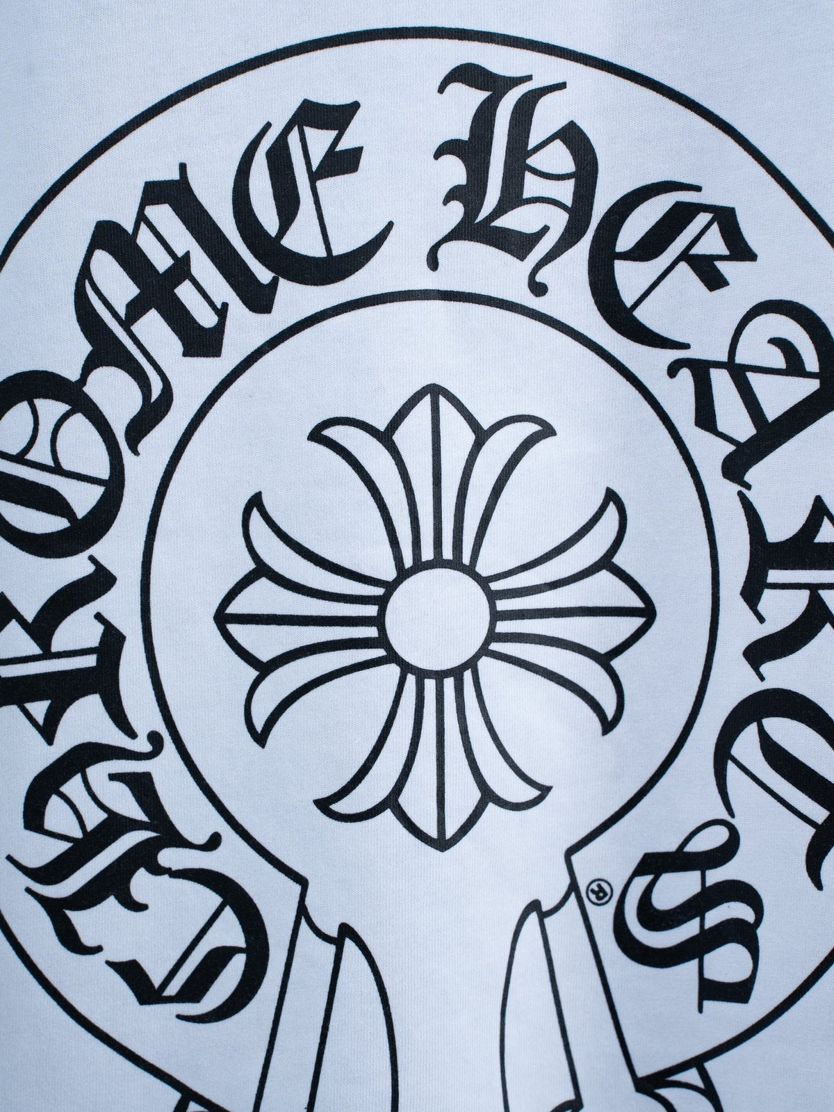 Chrome Hearts Horseshoe Script Graphic T-Shirt
