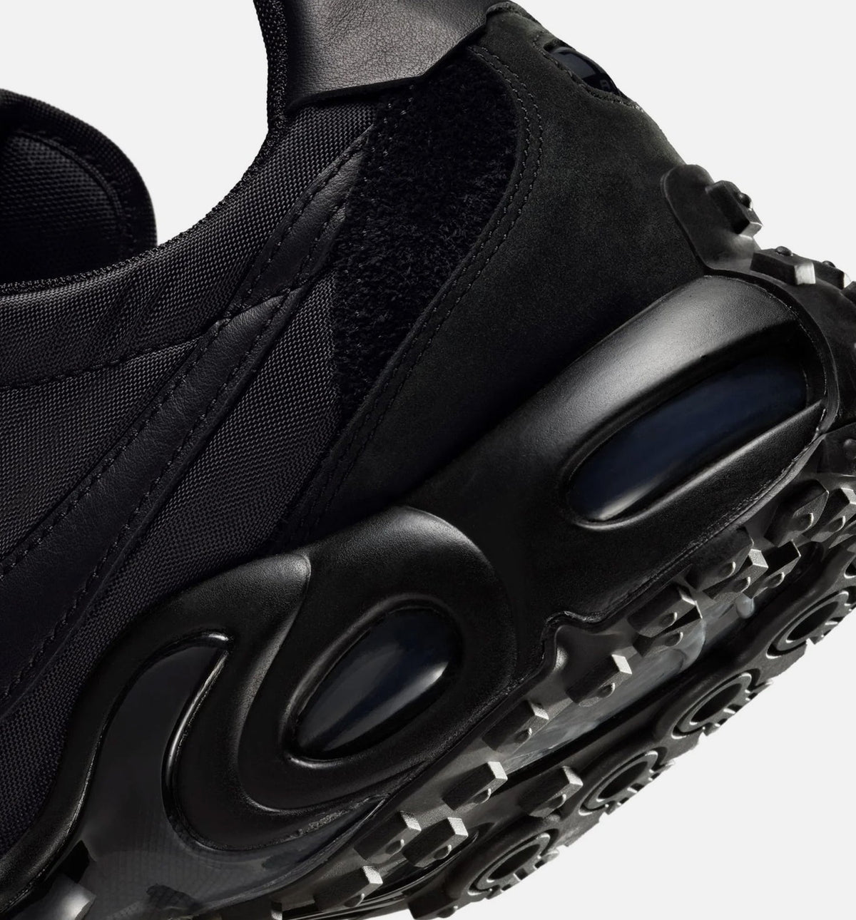 Air Max Waffle Black and Anthracite Men's Lifestyle Shoes - Black