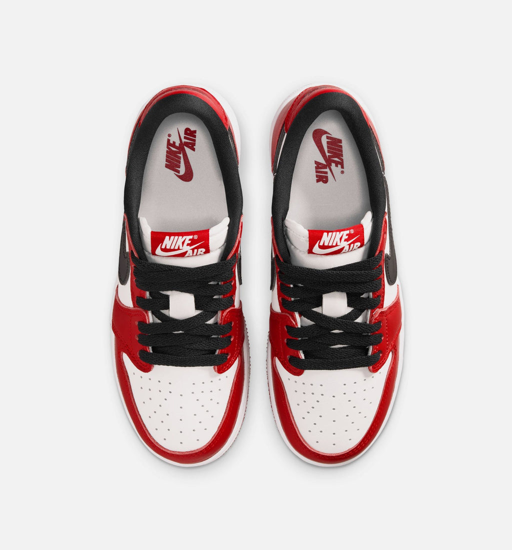 Air Jordan 1 Retro Low OG Chicago Grade School Sneakers - Varsity Red/Black/Summit White
