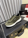 BOSS Men's Mesh-Panel Low-Top Sneakers