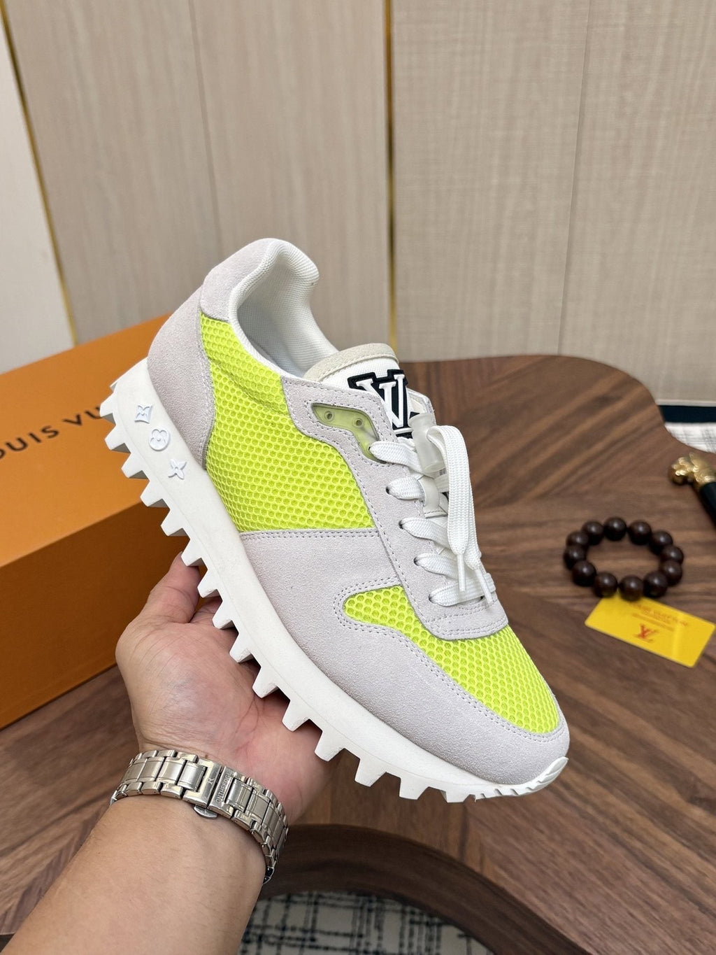 Louis Vuitton Color-Block Low-Top Sneakers