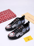 Louis Vuitton Black Graphic Low-Top Sneakers