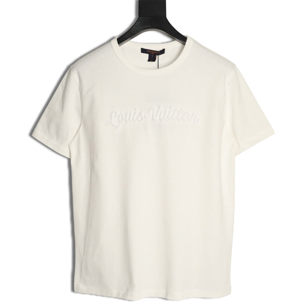 Louis Vuitton Tonal Chest-Logo Short-Sleeve T-Shirt - Cream